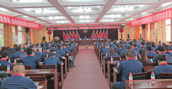 公司召開“違規(guī)決策、違規(guī)投資、違規(guī)擔(dān)保、違規(guī)招投標(biāo)”專項整治動員大會