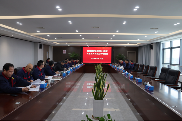 公司召開2026年度黨建攻關(guān)項目立項專題會 公司召開2026年度黨建攻關(guān)項目立項專題會